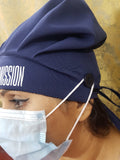 Nurse on a Mission satin lined scrub cap